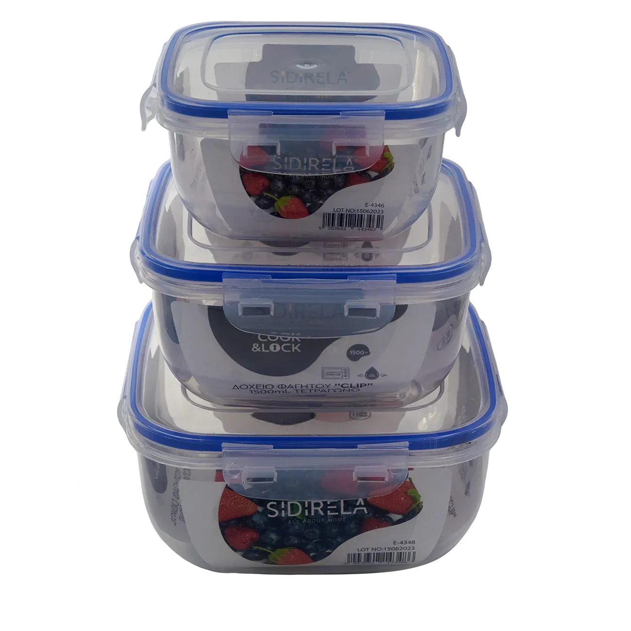 e-4346-98-docheio-fagitoy-clip-t Δοχείο φαγητού “Clip” τετράγωνο - Image 1