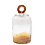 ΓΥΑΛΙΝΟ ΔΙΑΦΑΝΟ-ΚΑΦΕ ΒΑΖΟ ΜΕ ΚΑΠΑΚΙ - Image 2