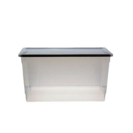 Πλαστικό Κουτί Αποθήκευσης με Καπάκι Διάφανο