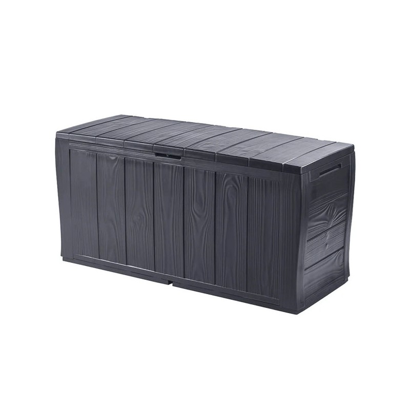 keter-plastiko-mpaoulo-apothhkeushs-sherwood-anthraki-270lt Keter Πλαστικό Μπαούλο Αποθήκευσης Sherwood Ανθρακί 270Lt - Image 1