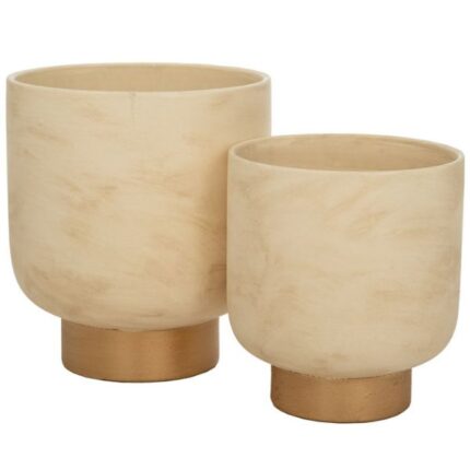 ΚΕΡΑΜΙΚΟ ΚΑΣΠΩ ΣΕΤ/2 ΜΠΕΖ   ΜΕ ΧΡΥΣΗ ΒΑΣΗ 32Χ32Χ36ΕΚ/27X27X30EK