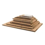 ΧΑΡΤΟΚΙΒΩΤΙΑ ΠΕΝΤΕ ΦΥΛΛΩΝ 40Χ30Χ40cm ΚΑΦΕ - Image 2